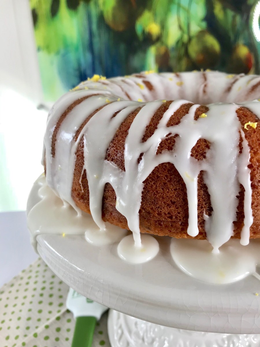 Sprite Bundt Cake with Lemon Frosting from Food Fun Family