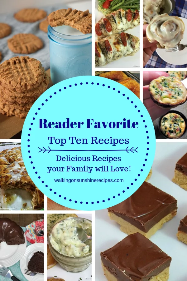 Let's celebrate the new year with taking a look back at your favorite Top Ten Recipes from the blog with a fun video too! 