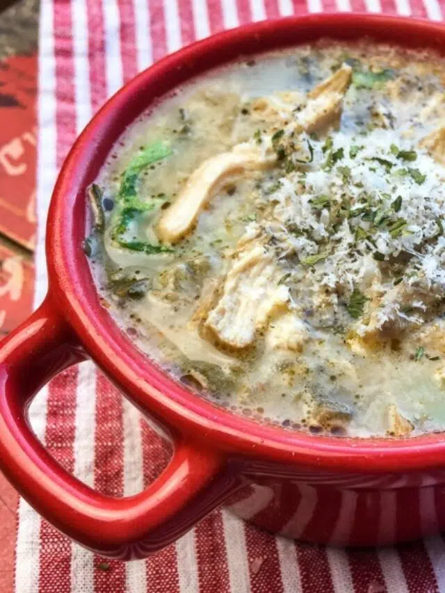 Chicken Mushroom Florentine Soup Story