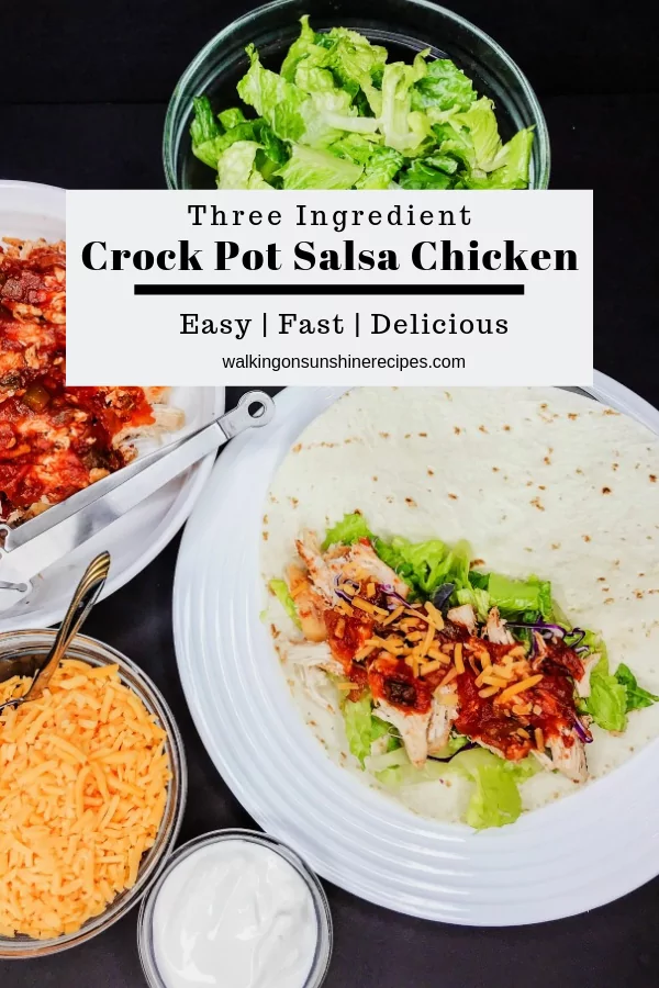 crockpot salsa chicken 3 ingredients