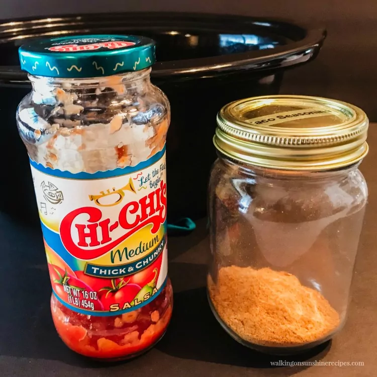 2 ingredients for crock pot salsa chicken