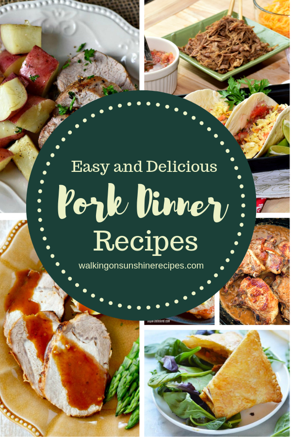 Easy Pork Dinner Recipes are featured this week with our Delicious Dishes Recipe Party.