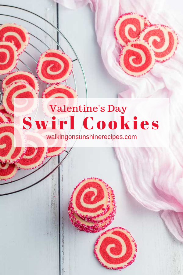 Valentine's Day Swirl Cookies 
