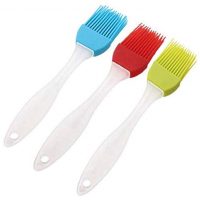 Set of 3 Pure Heat Resistant Silicone Basting Pastry Brushes 
