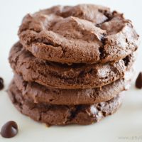 Double Chocolate Cake Mix Cookies