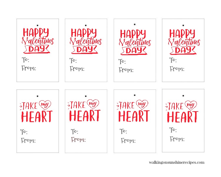 Take My Heart Gift Tags