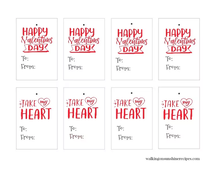 Take My Heart Gift Tags