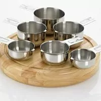 Stainless Steel Measuring Cup Set, 6 Piece