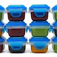 Food Storage Containers, Set of 12, 3 ounces each