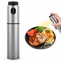Stainless Steel Refillable Olive Oil sprayer for cooking, BBQ, Grilling and Roasting, Salad Oil Dressing, Cooking wine & Vinegar Sprayer