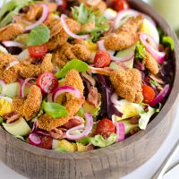 Crispy Chicken & Avocado Cobb Salad