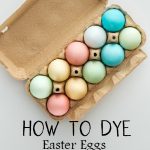 How to dye Easter Eggs Naturally