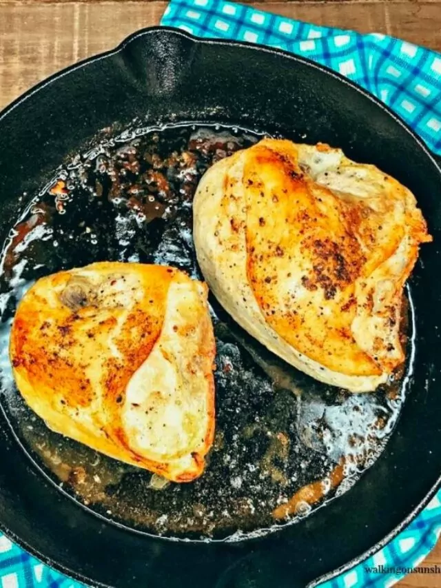 Cast Iron Pan Roasted Chicken Breasts