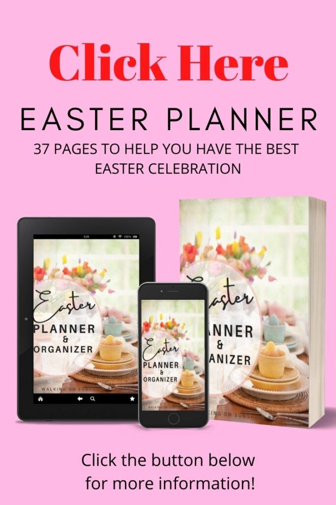 Easter planner printable ebook.