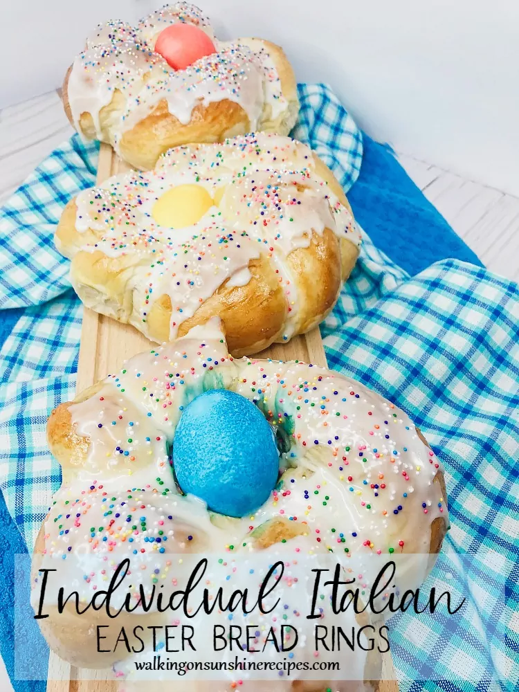 Individual Italian Easter Bread Rings