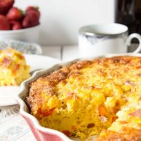 Cheesy Baked Egg Casserole