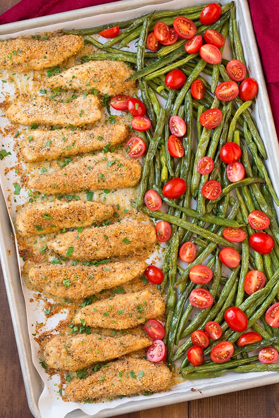 Roasted Garlic-Parmesan Chicken Tenders