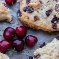 White Chocolate Cranberry Scones