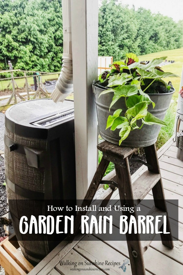 How to Install and Use a Garden Rain Barrel from WOS