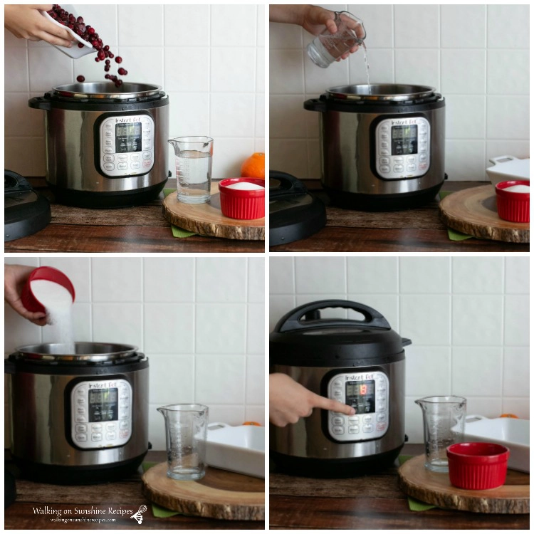How to make cranberry sauce in an Instant Pot from WOS