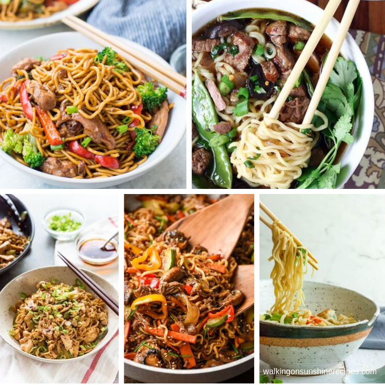 Weekly Meal Plan Ramen Noodle Dinner Recipes