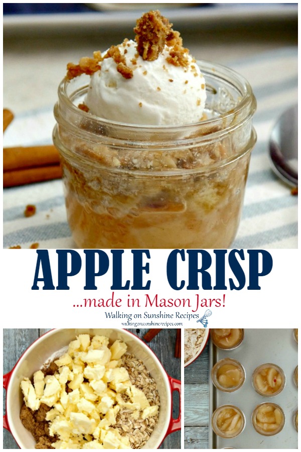 apple crisp in mason jars recipe