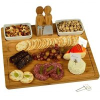 Picnic at Ascot Bamboo Cutting Board for Cheese 