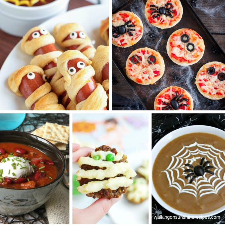 5 fun scary recipes for dinner this week. 