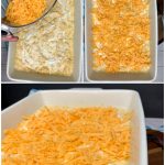 Add cheese to the top of Corn Pudding Casserole