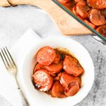 Candied Sweet Potatoes ready to serve for Thanksgiving from Walking on Sunshine Recipes
