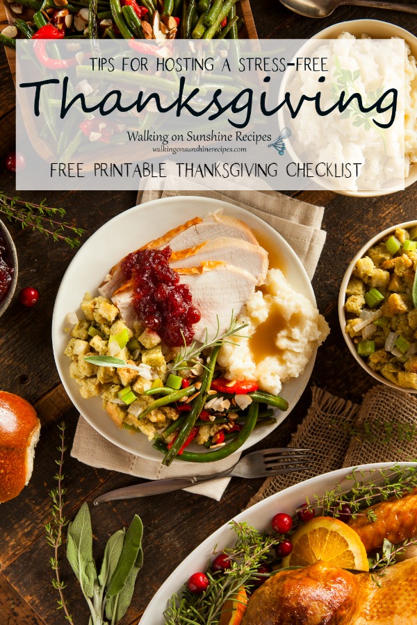 Thanksgiving Tips for a stress-free holiday