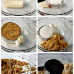 Cream together the butter, shortening, sugars, eggs and molasses