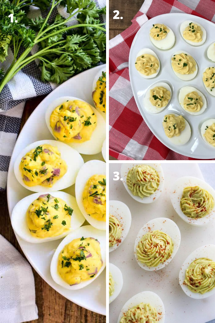 Deviled Egg Recipes for New Years party celebrations. 