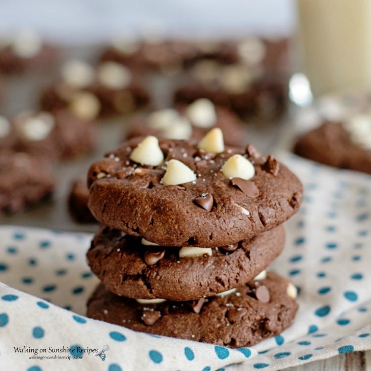 Double Chocolate Chip Cookies FEATURED photo
