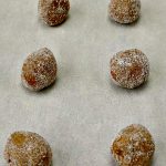 Gingersnap Cookies before baking