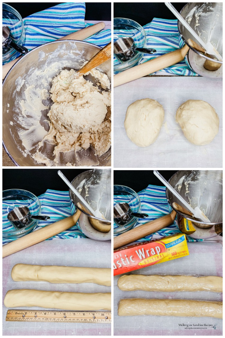 Step by Step instructions for Slice and Bake Shortbread Cookies 