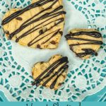 Heart Shaped Chocolate Chip Cookie Bars