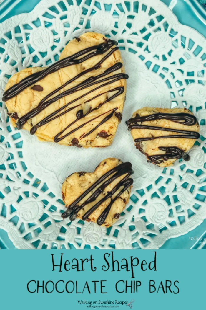 chocolate chip cut out cookies with drizzled melted chocolate. 