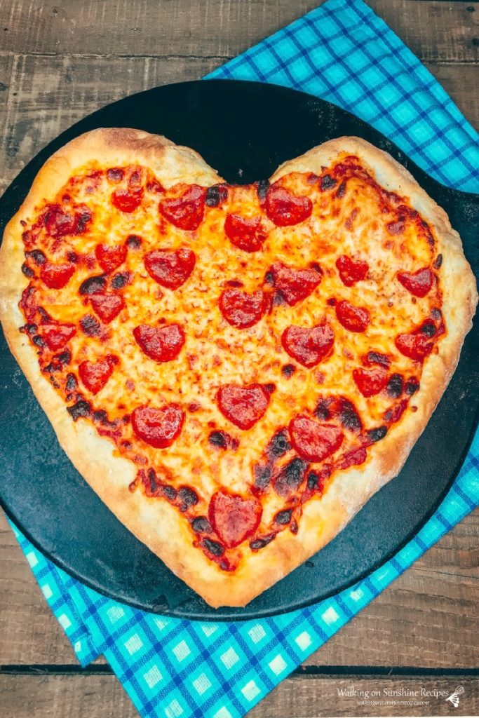 Heart Shaped Pizza - Walking On Sunshine Recipes