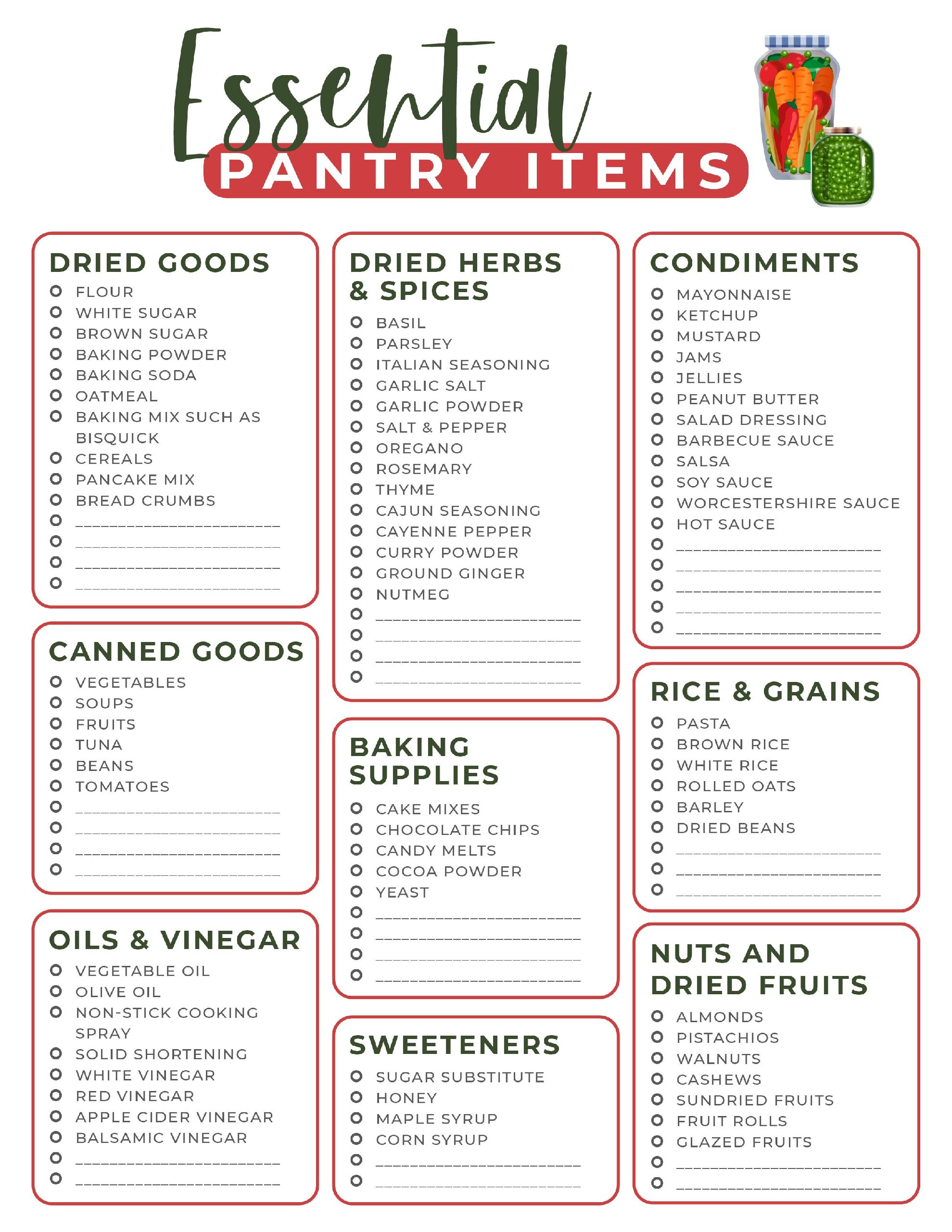 10 Pantry Essentials for Meal Planning 