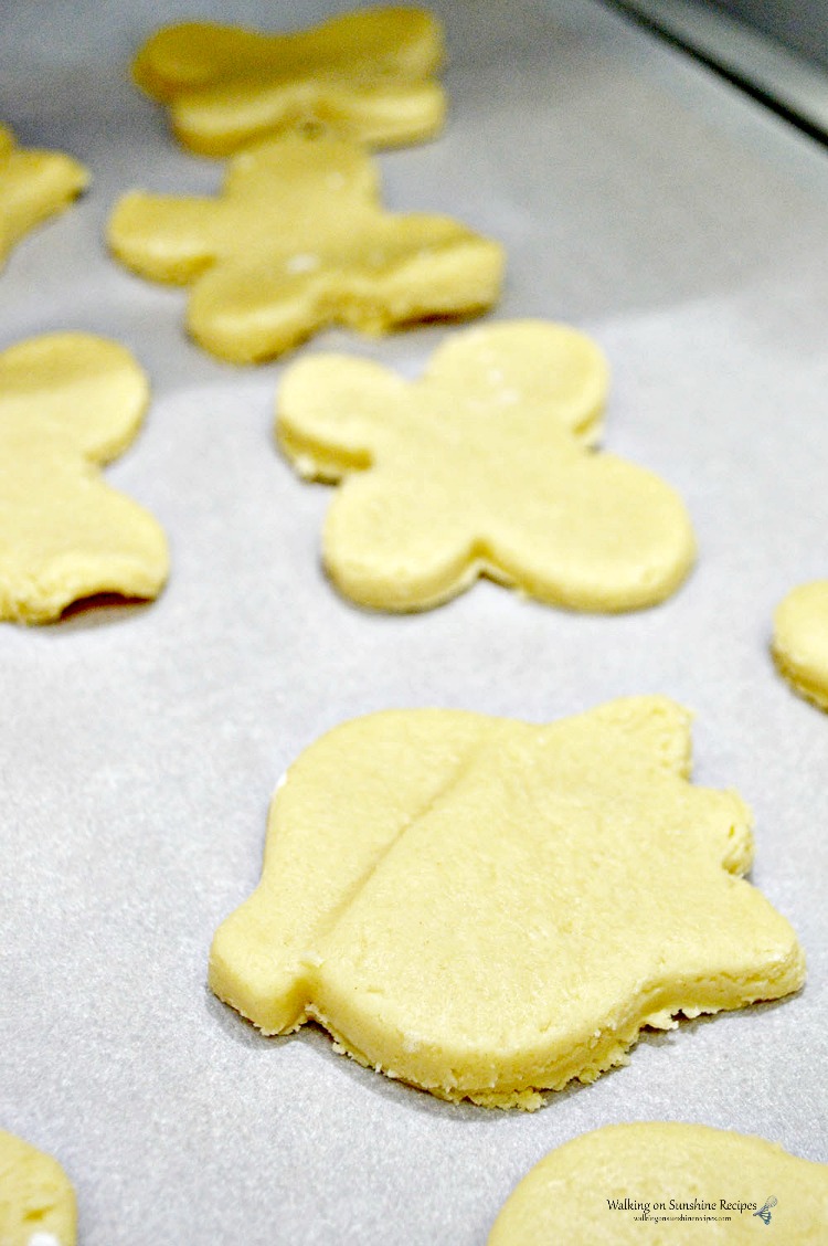 Sugar Cookie Cut Outs ready to be baked. 