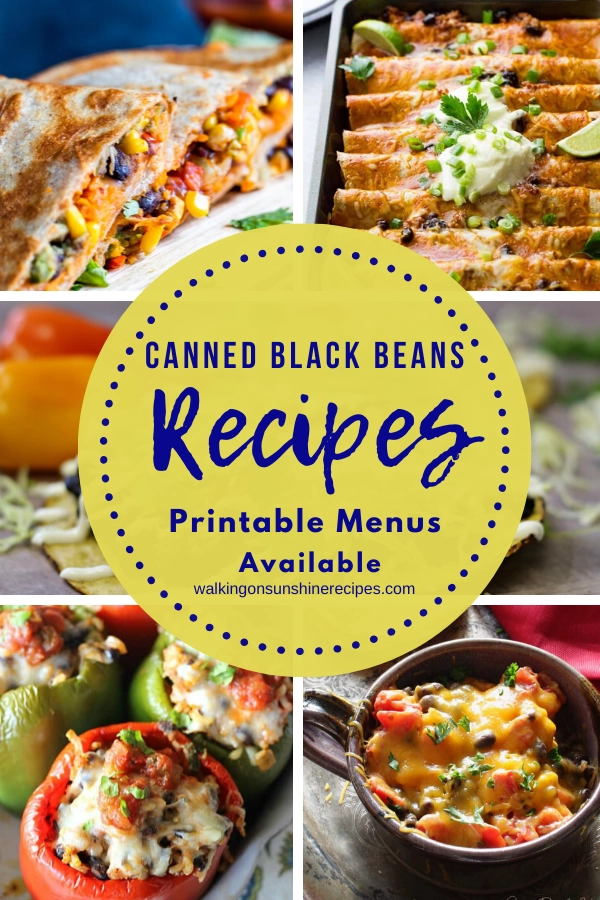 I don't know about you, but I always seem to have canned black beans in ...