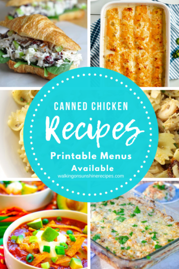 Canned Chicken Breast Recipes | Walking on Sunshine Recipes