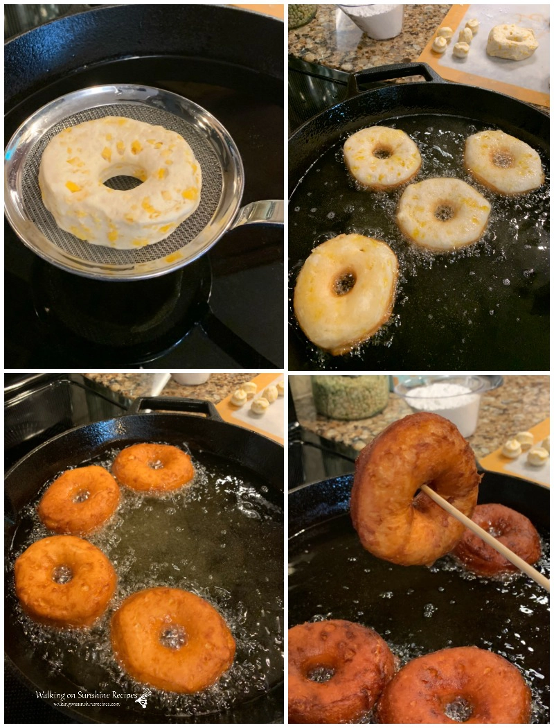fried biscuit donuts.