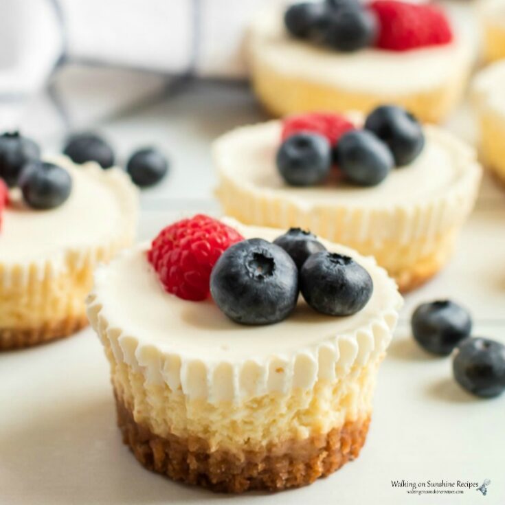 Mini Berry Cheesecakes