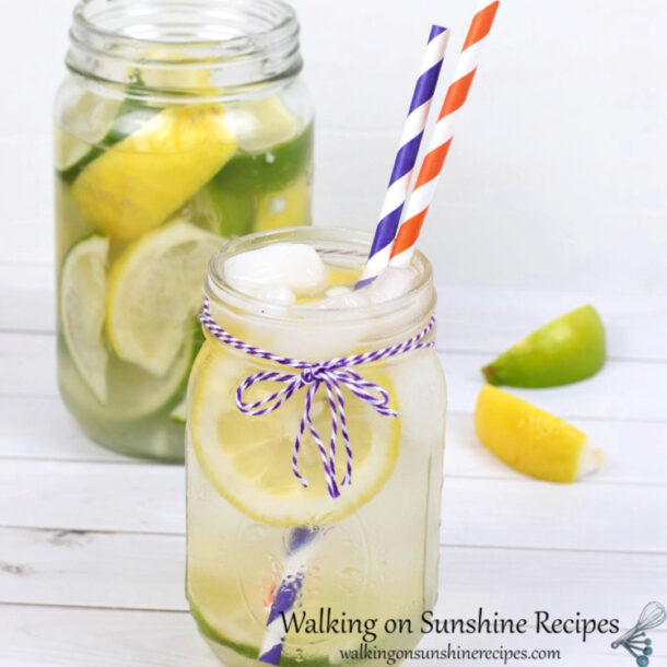 Lemon Lime Water Recipe Walking On Sunshine Recipes