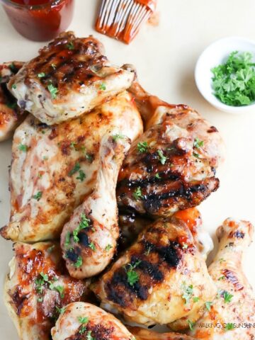 barbecue chicken legs and thighs