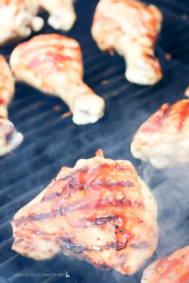 Grilled Barbecue Chicken Legs and Thighs Walking On Sunshine Recipes