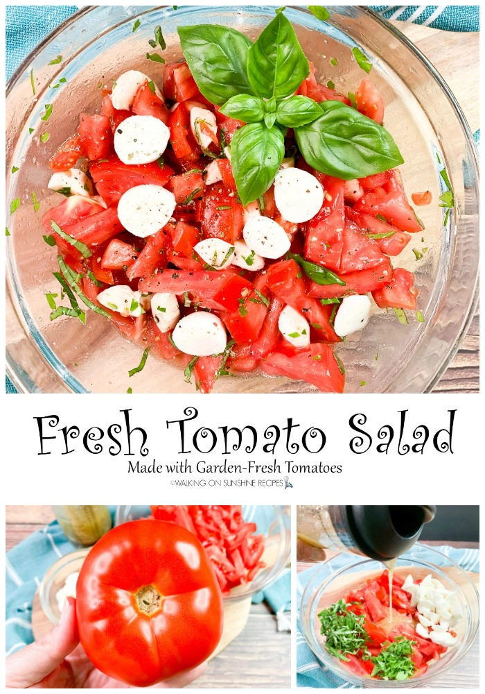 Fresh Tomato Salad collage 