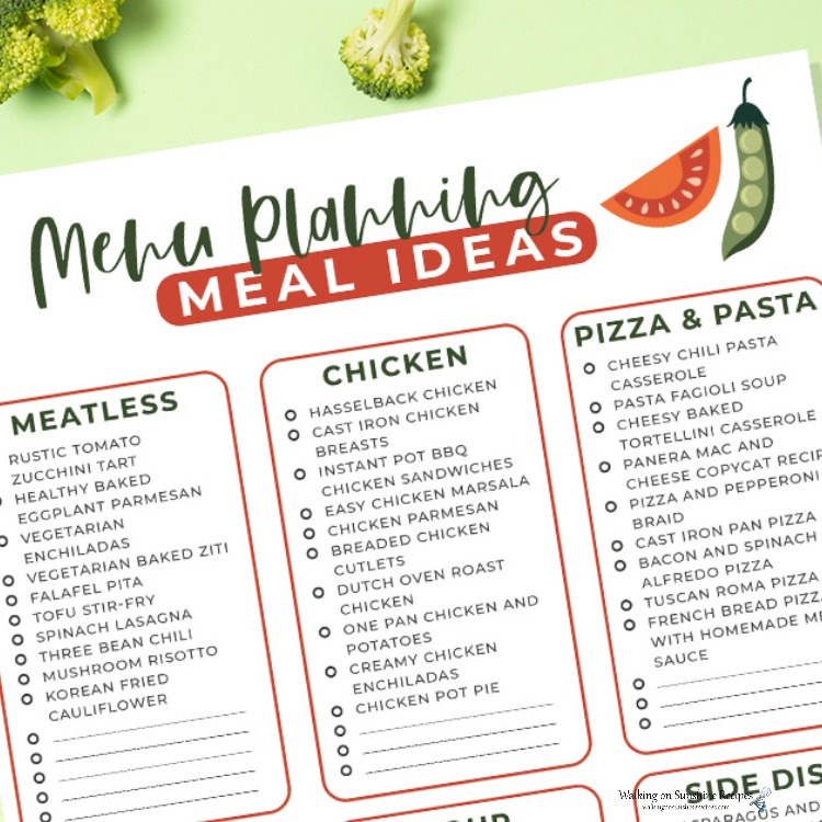 Featured image of post Steps to Prepare Printable Dinner Ideas List